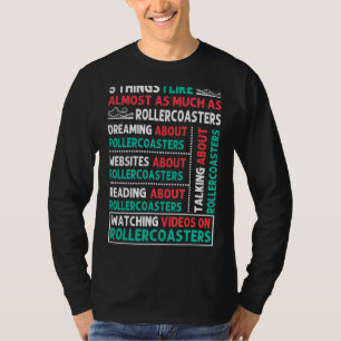 Camiseta 5 Coisas De Que Gosto Sobre A Porta copos De Rolos