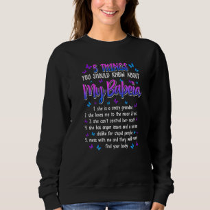 Camiseta 5 Coisas Deveriam Saber Do Meu Dia de as mães Babc