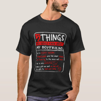 Camiseta 5 Coisas Que Você Deve Saber Sobre Meu Amigo Amigo