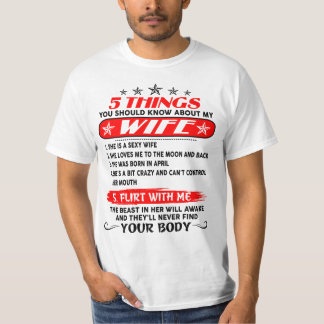 Camiseta 5 COISAS QUE VOCÊ DEVERIA SABER SOBRE A MINHA Espo