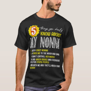 Camiseta 5 Coisas Que Você Deveria Saber Sobre Meu Girassol
