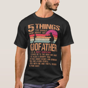 Camiseta 5 Coisas Que Você Deveria Saber Sobre Meu Pai-Padr