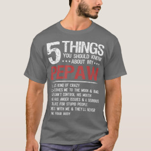 Camiseta 5 coisas que você deveria saber sobre o D do meu P