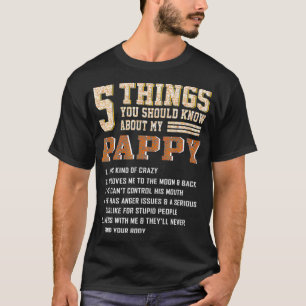 Camiseta 5 coisas que você deveria saber sobre o D do meu p