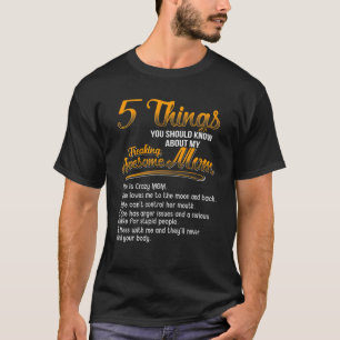 Camiseta 5 Coisas Que Você Deveria Saber Sobre O Meu Incrív