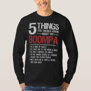 Camiseta 5 Coisas que você deveria saber sobre o meu pai da