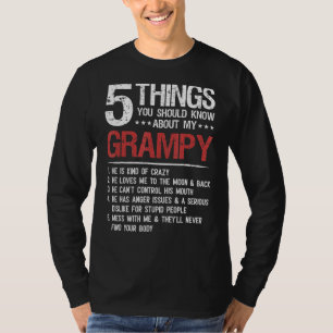 Camiseta 5 Coisas Que Você Deveria Saber Sobre O Meu Pai Ve