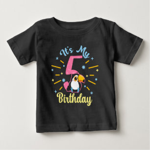 Camiseta 5 de Bico Turiano de 5 Anos