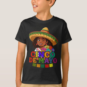 Camiseta 5 de maio garota anime otaku garota cinco de maio