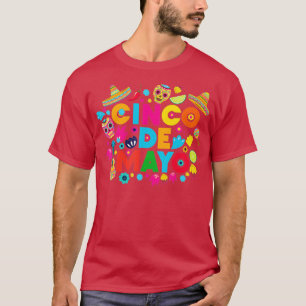 Camiseta 5 De Mayo Cinco De Mayo Sombrero Maraca