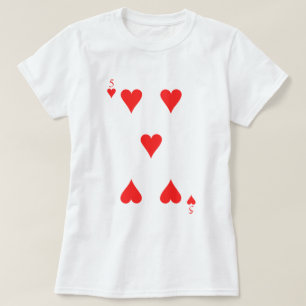 Camiseta 5 dos corações