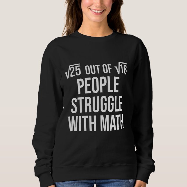 Camiseta 5 Em 4 Pessoas De Luta Com Matemática (Frente)