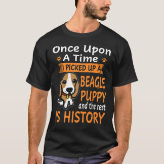 Camiseta 5 Era Uma Vez - Cachorrinho Beagle