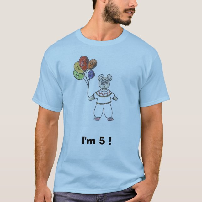 Camiseta 5, eu sou 5! (Frente)
