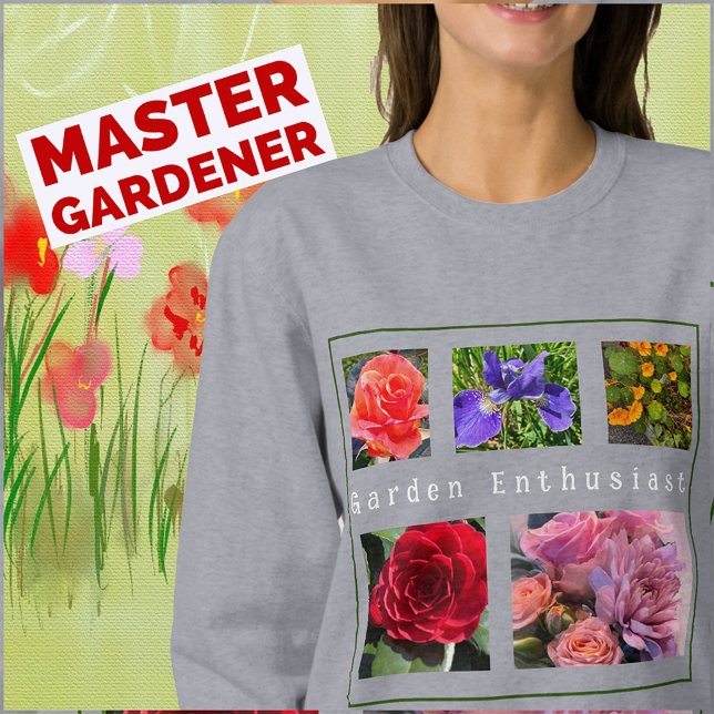Camiseta 5 Foto: Minha Modelo de Flores Favorita (Criador carregado)