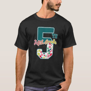 Camiseta 5 Grau Em Pontos Verdes É Um Bom Dia Para Ensinar