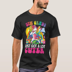 Camiseta 5 Grau Ficou Mais Corajoso Dabitando Unicórnio De
