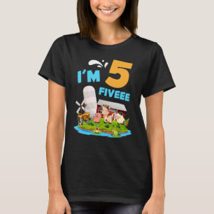 Camiseta 5 Im Fivee Do Farmador De Tema Da Fazenda De Trato