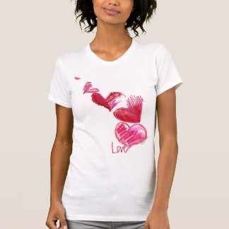 Camiseta 5 Love Hearts Tower Tshirt Roupa