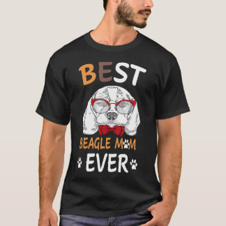 Camiseta 5 Melhor Mãe Beagle de Todos os Tempos