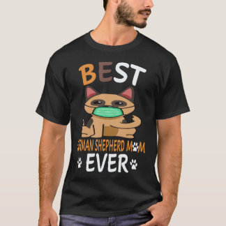 Camiseta 5 Melhor Mãe Pastor Alemão de Todos os Tempos Past
