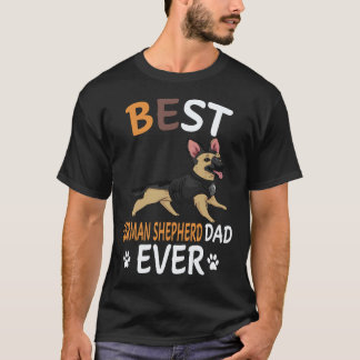Camiseta 5 Melhor Pastor Alemão Pai Já Pastor Alemão