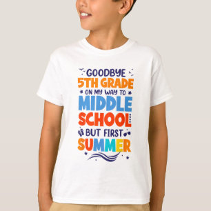 Camiseta 5 No Meu Caminho Para O Ensino Médio, Mas Primeira