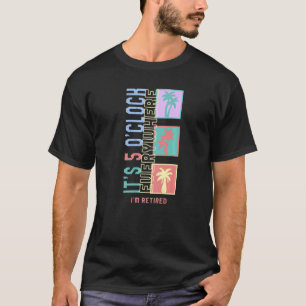 Camiseta 5 O' Clock Em Todo Lugar Férias Da Família Praia
