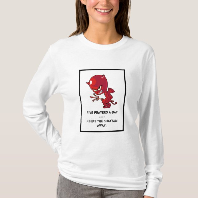 Camiseta 5 orações um o dia…. (Frente)