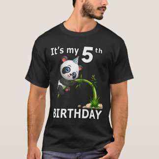 Camiseta 5 Panda 5º Py Animal Panda