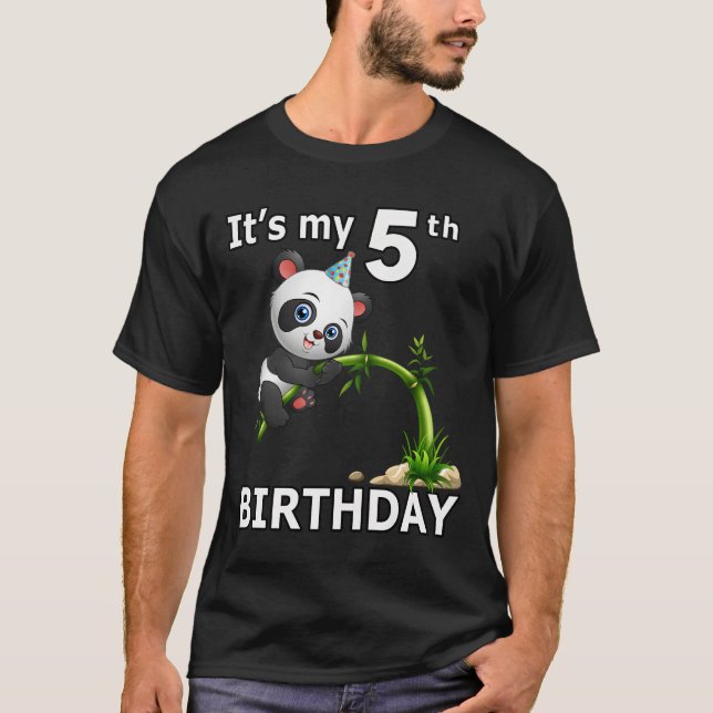 Camiseta 5 Panda 5º Py Animal Panda (Frente)