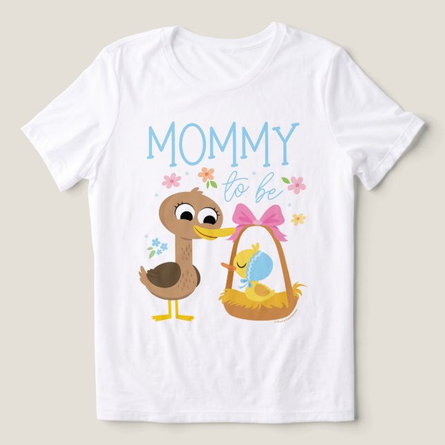 Camiseta 5 Patos Pequenos | Mamãe A Ser - Garoto (Design frontal)