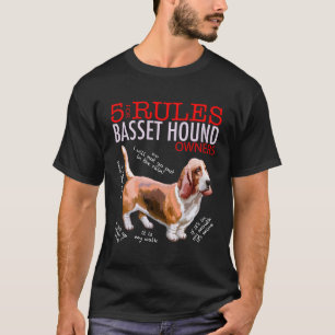 Camiseta 5 Regras Para Proprietários De Caça-Cesto