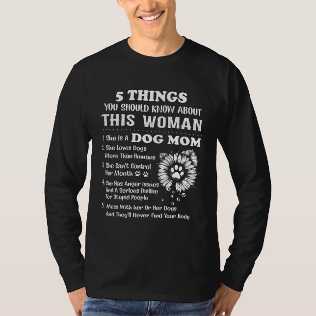 Camiseta 5 Thing You Should Know About This Woman (Frente)