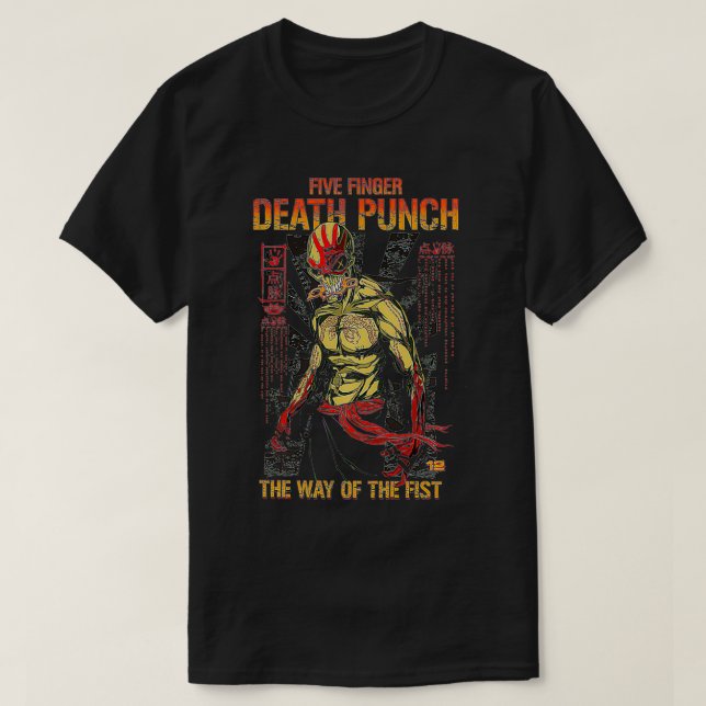 Camiseta 5FDP Forma Do Punho  (Frente do Design)
