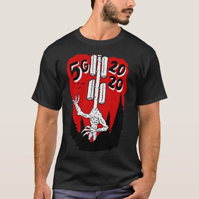 Camiseta 5G 2020. Chefe da Torre de Conspiração de Celulare (Frente)