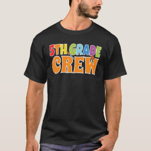 Camiseta 5th Grade Crew Boys Fifth Grade 5th Class School