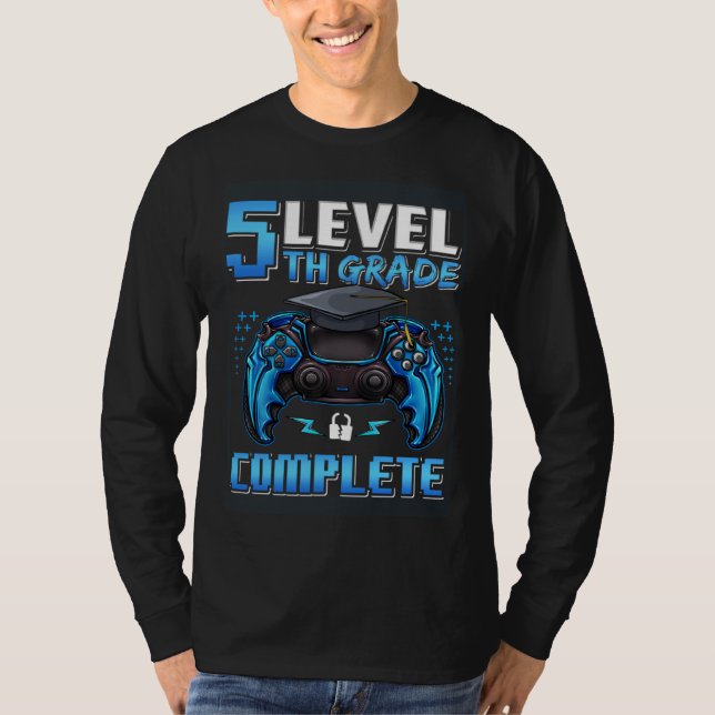 Camiseta 5th Grade Level Complete Happy Last Day Of School  (Frente)