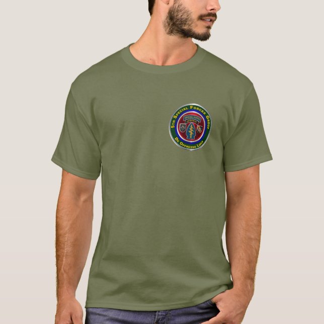 Camiseta 5th Special Forces Group Airborne (Frente)