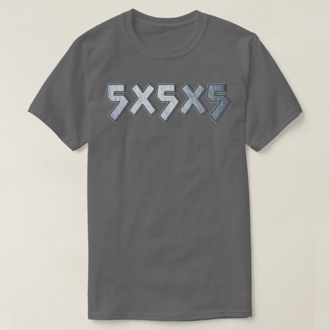 Camiseta 5x5x5 (Frente do Design)