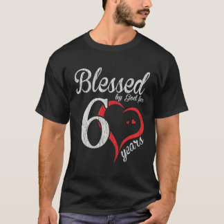 Camiseta 60º Abençoado Por Deus Feliz