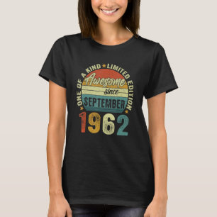 Camiseta 60º Aniversário, 60 Anos, Espetacular Desde setemb