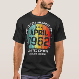Camiseta 60º aniversário Absolutamente Incrível Desde abril