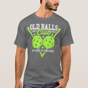 Camiseta 60º aniversário I Old Balls Club I Pickleball Ball