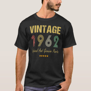 Camiseta 60º aniversário Legal Vintage Original e Genuine P