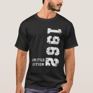Camiseta 60º Aniversário Mulheres Homens 60 Anos 1962 Tre