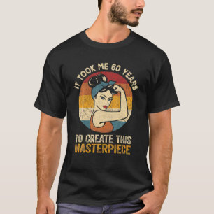 Camiseta 60º Aniversário Nascido em 1961 60 Anos Para Criar
