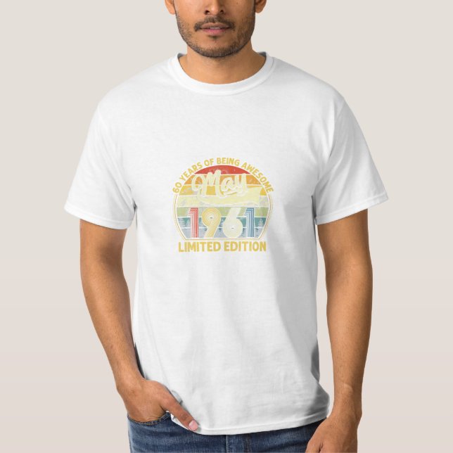 Camiseta 60º aniversário Oferta de 60 anos (Frente)