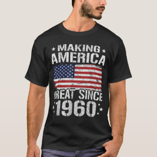 Camiseta 60º Aniversário Oferta de Bandeira Americana 196