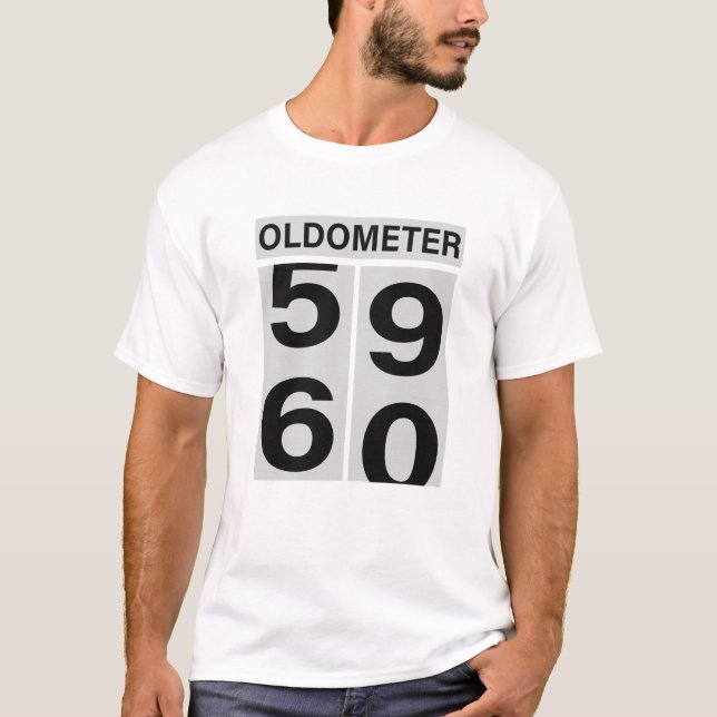 Camiseta 60º Aniversário OLDOMETER (Frente)